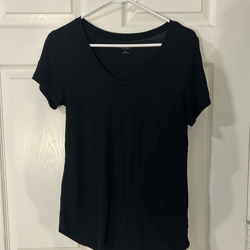 a.n.a Black Short Sleeve Tee